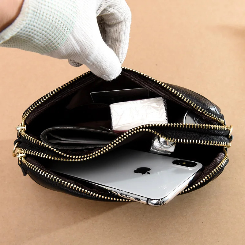 Small Crossbody Bag Sac a Main 100 Genuine Leather Women Tote Shoulder Bag Solid Color Clutch Ladies Bags For Shoulder Bag 251027