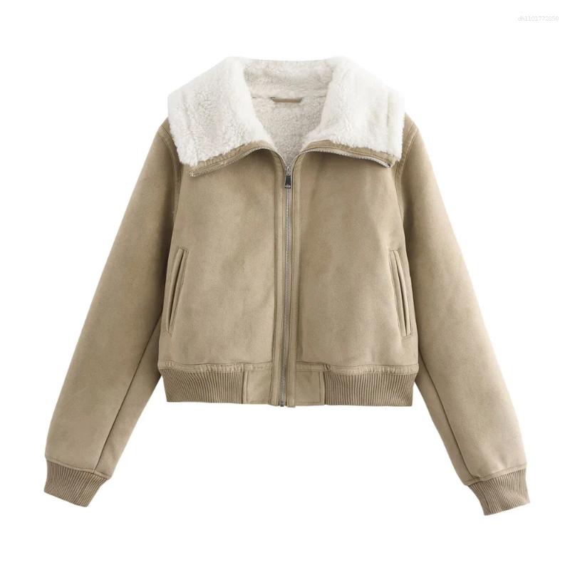 Women's Jackets Autumn European And American Style French Design Threaded Hem Double-sided Jacket