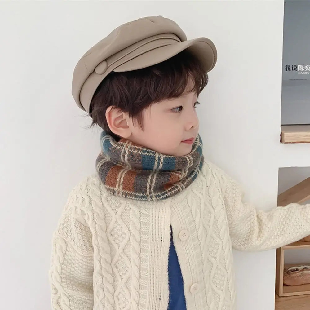 Thickened Baby Thermal Neck Warmer Windproof Coldproof Elastic Children Kids Winter Scarves Soft Snood Cowl Tube Autumn Winter 251027