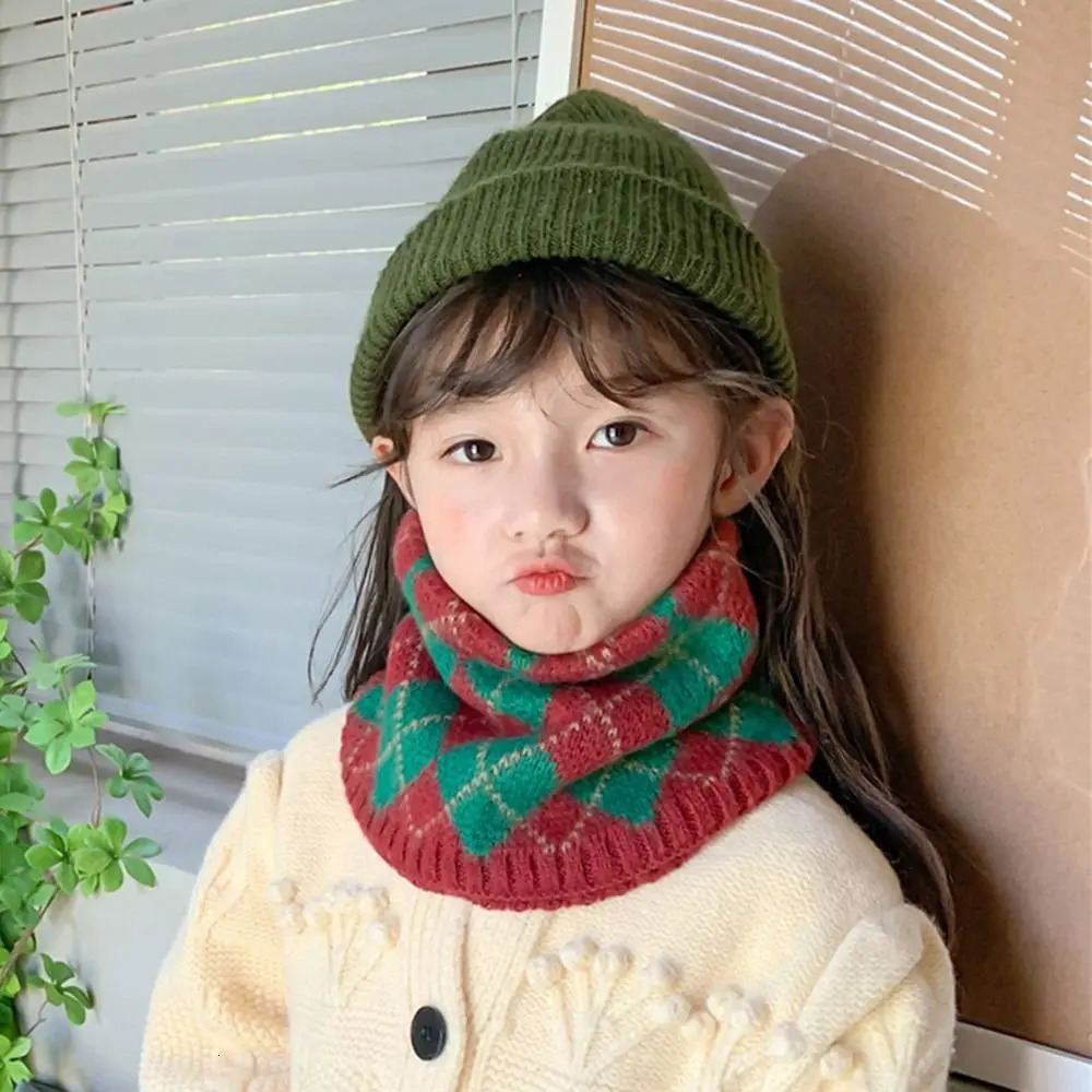 Thickened Baby Thermal Neck Warmer Windproof Coldproof Elastic Children Kids Winter Scarves Soft Snood Cowl Tube Autumn Winter 251027
