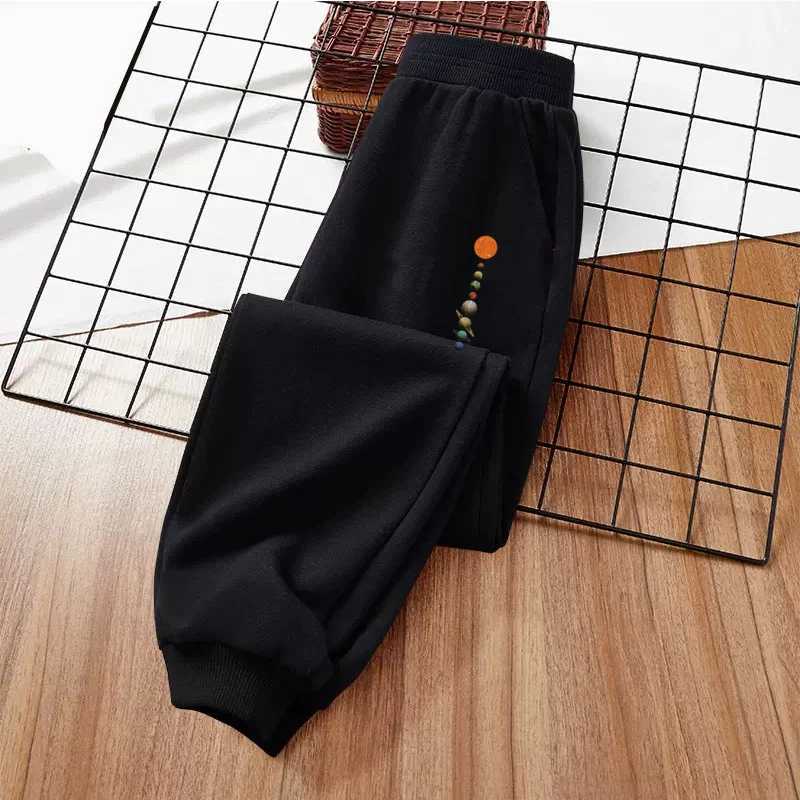 2024 Autumn Children Sweatpants Astronaut Cartoon Trousers Boys Brand Long Pants 314T US Size ClothingT251027