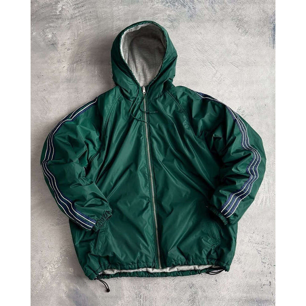 2025 Autumn Winter New Men's Fashion Hooded Long Sleeve Zipper Reversible Jacket Coat