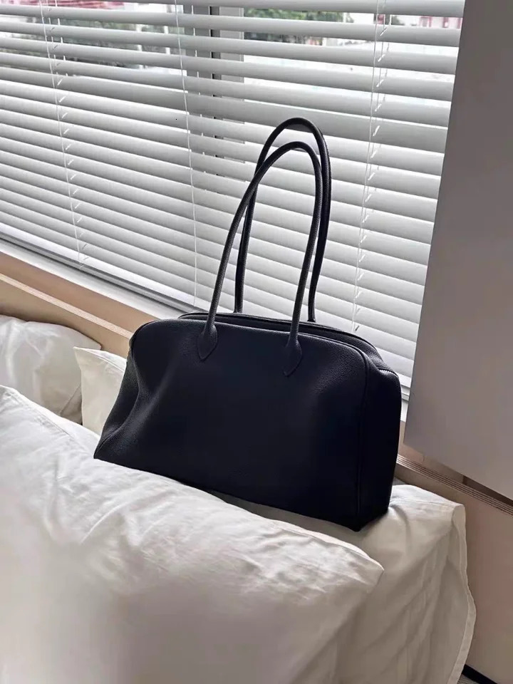 Fall Winter Womens Large Capaci Bowling Bag Tote Soft Handle Korean Sle Boston Single oulder 251014