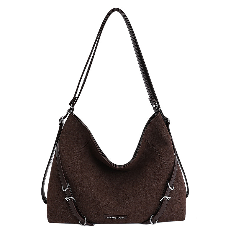 Free shipping designer bag Suede Bag for Women Large Capacity New Autumn and Winter Casual Single Shoulder Crossbody Commuter Tote Bag Double Shoulder