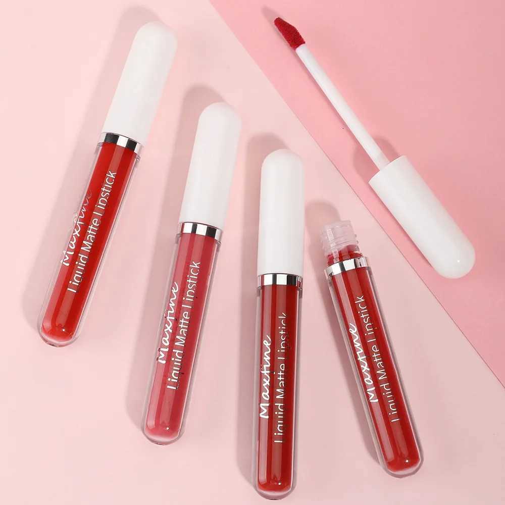 Liquid Lipstick Durable Waterproof Non Smudging Lip Glaze Lip Gloss Matte Lipstick Non Peeling Ladies Makeup W251027