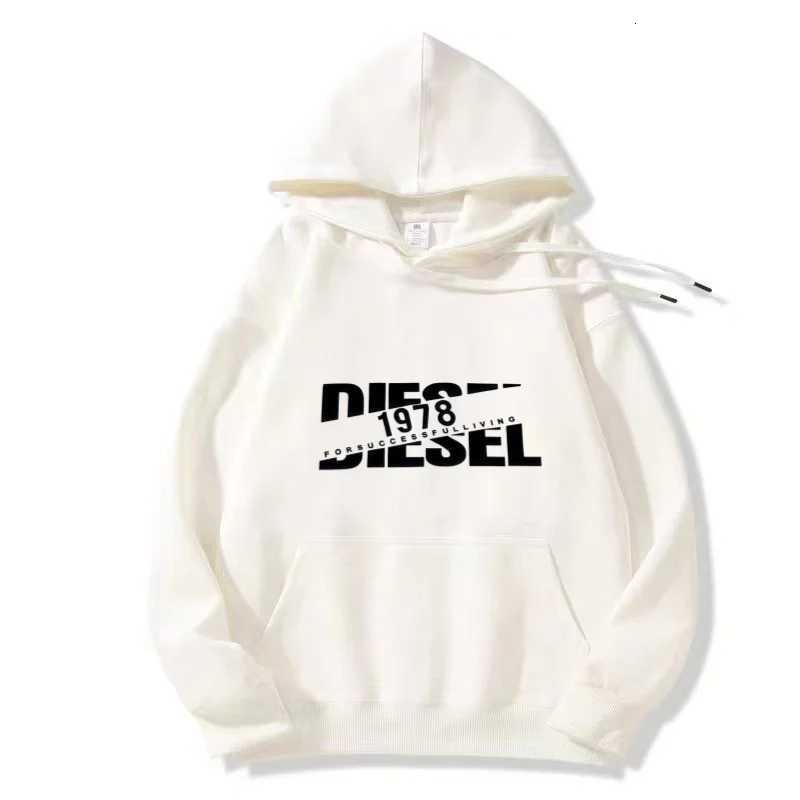 New autumn and winter fashion casual sports unisex hooded cotton hoodie trendy letter print W251027