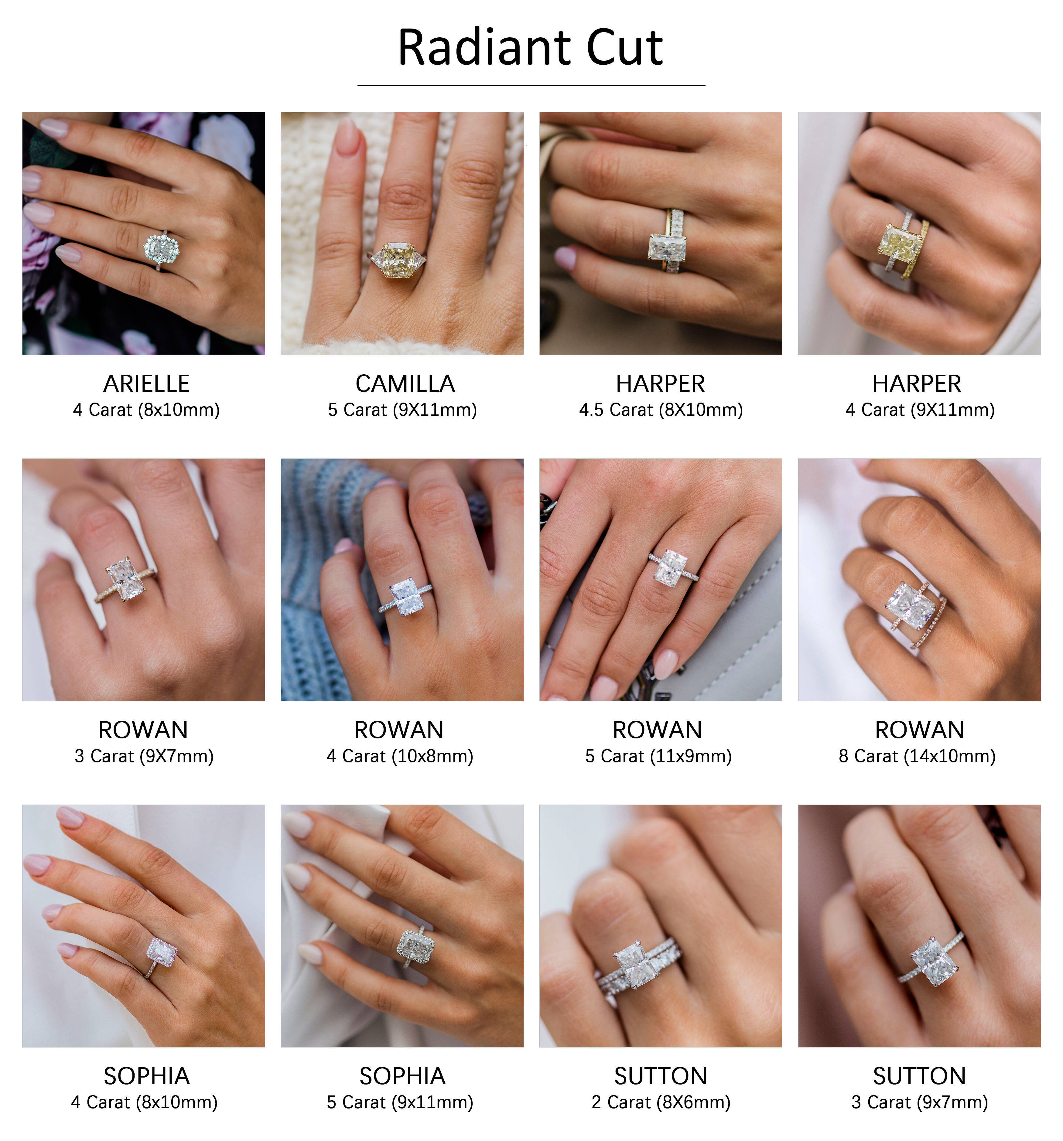 Luster Jewellery Solid 10k14k18k Real Gold 4carat Pear Shape Moissanite Diamond Engagement Wedding Rings for Girl