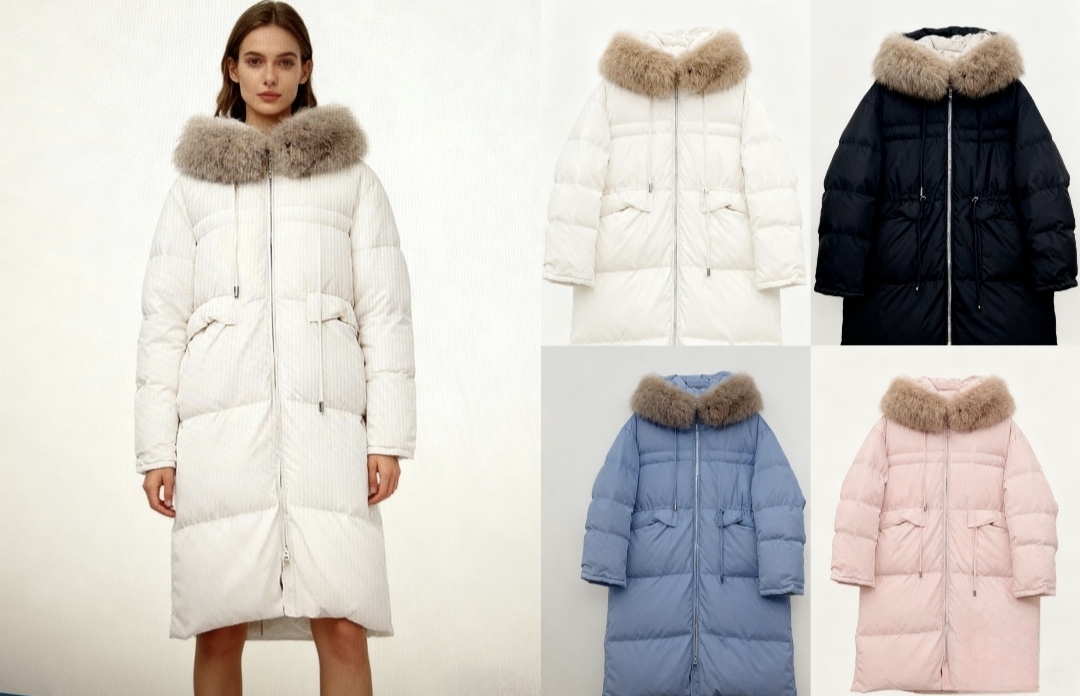 Women's Down & Parkas Stylish Womens Winter Parka Featuring Reversible Collar & Elasticized Cuffs for Enhanced Comfort