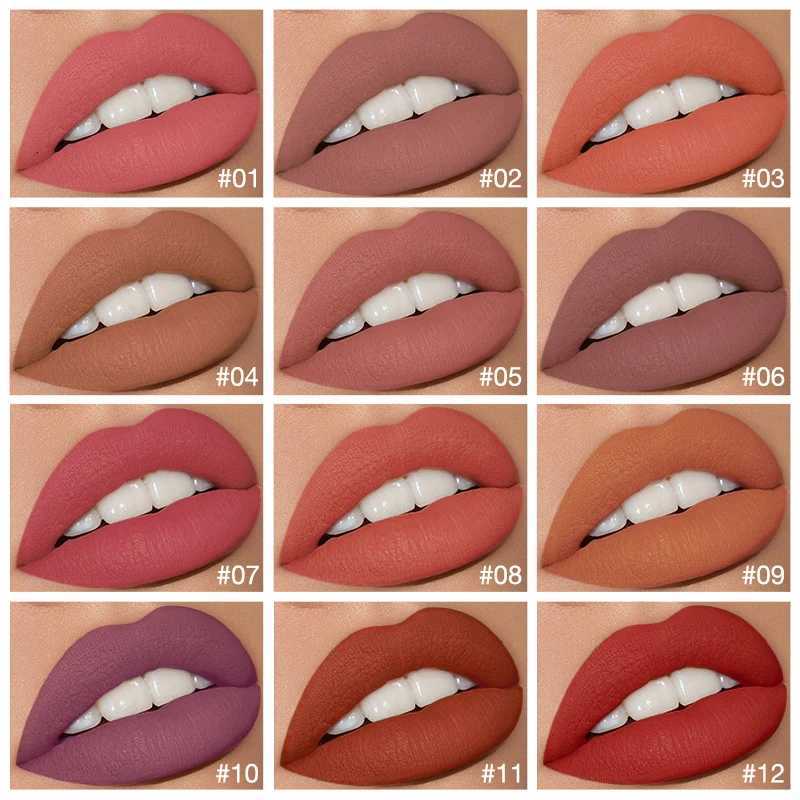 Wholesale OTWOO Lipstick Lip Gloss Makeup Waterproof Velvet 2 Colors Liquid Lip Stick Matte Long Lasting Sexy Red Lip Tint W251027