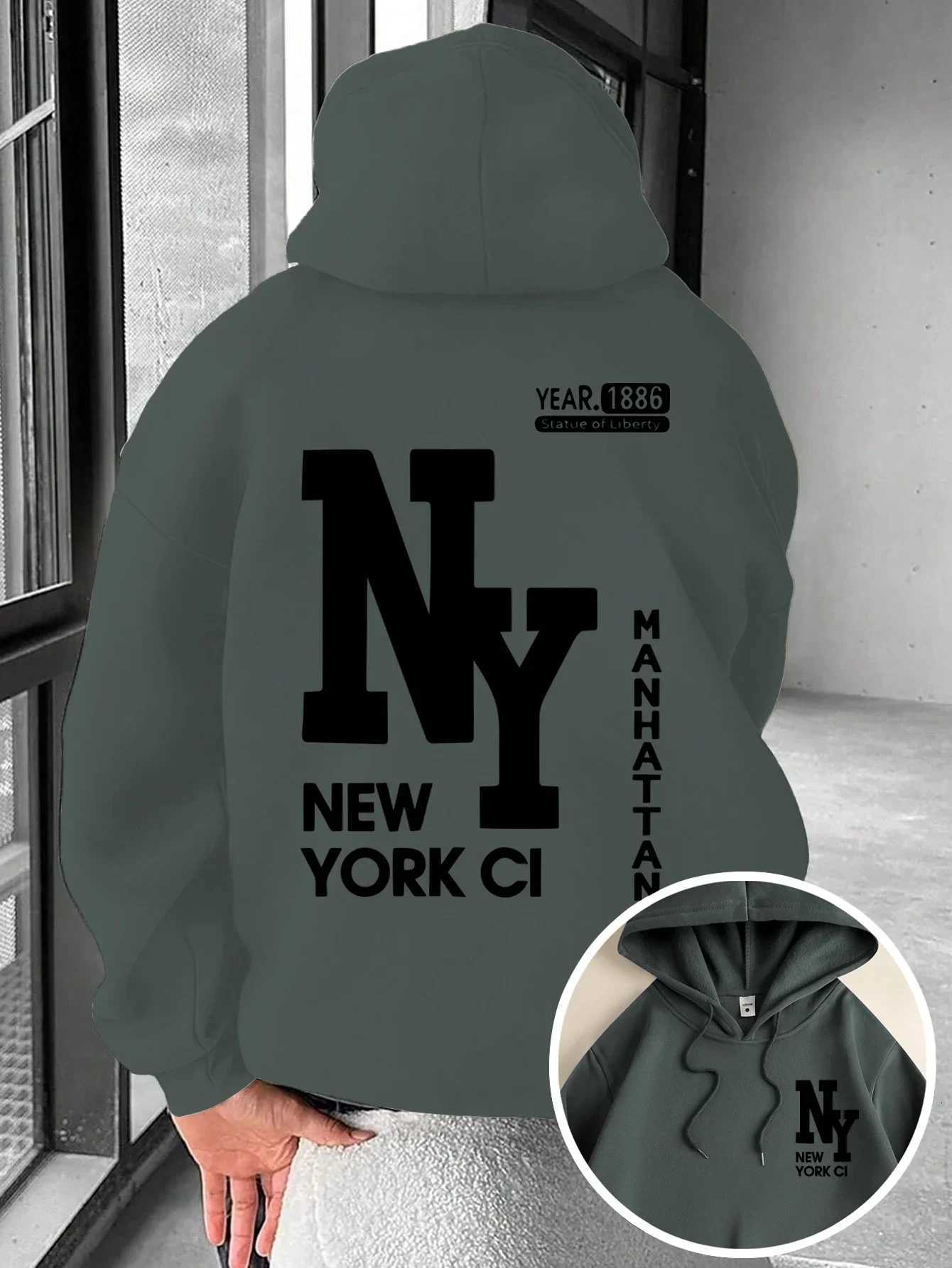 New Mens Autumn Fashion Letter Printed Soft and Comfortable Hoodie Outdoor Street Style Hoodies For Man Clothing W251027