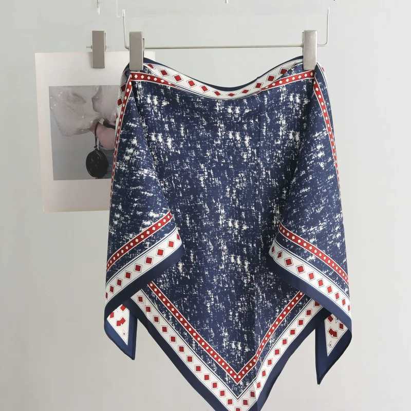 HighEnd Retro TieDye Triangar Binder cloth Wens Spring and Summer New Niche Fashion AllMatching Scarf Jeans BeltW251027