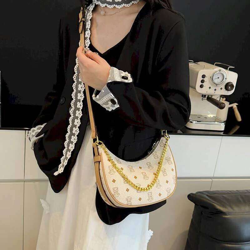 Elegant Shoulder Women Korean Style Versatile Handbags Office Lady Fashion Leather Underarm Bags Hot Selling Item