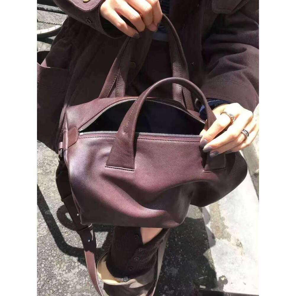 New Fashion Horizontal Square Handheld Women's Simple And Versatile Soft Pu Leather Single Shoulder Diagonal Cross Bag Trend