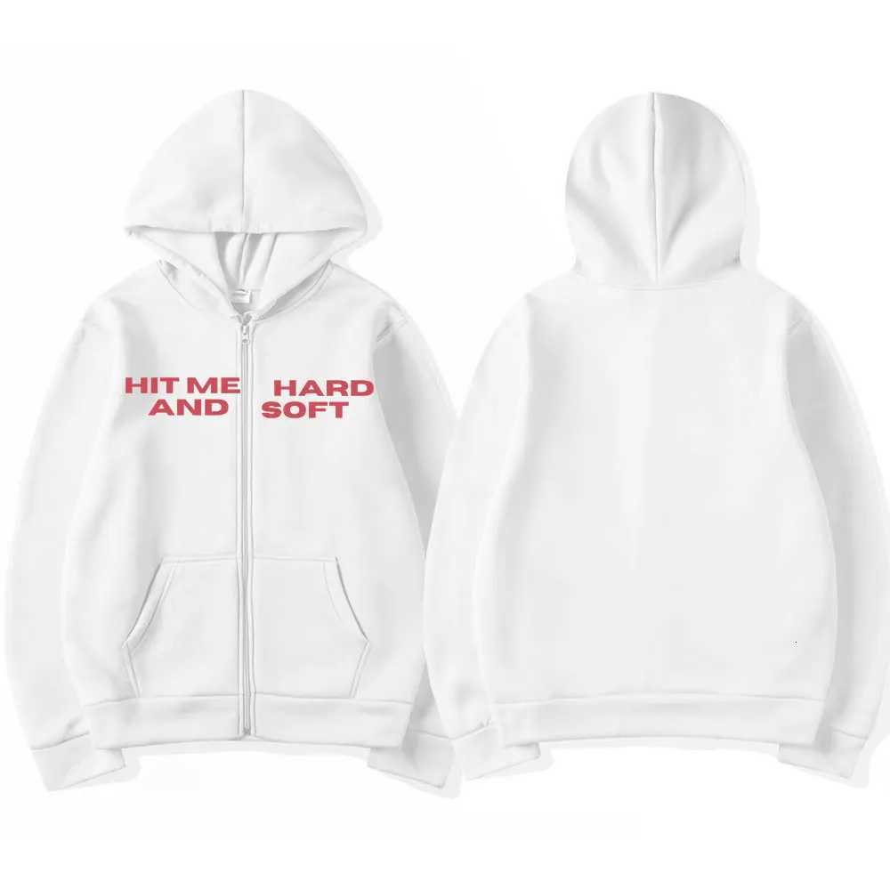 Hit Me Hard and Soft 2025 Tour Zipper Hoodies Fans Gift Men Women Clothing Pullovers Fashion Hip Hop Zip Up Sweatshirts Jackets W251027