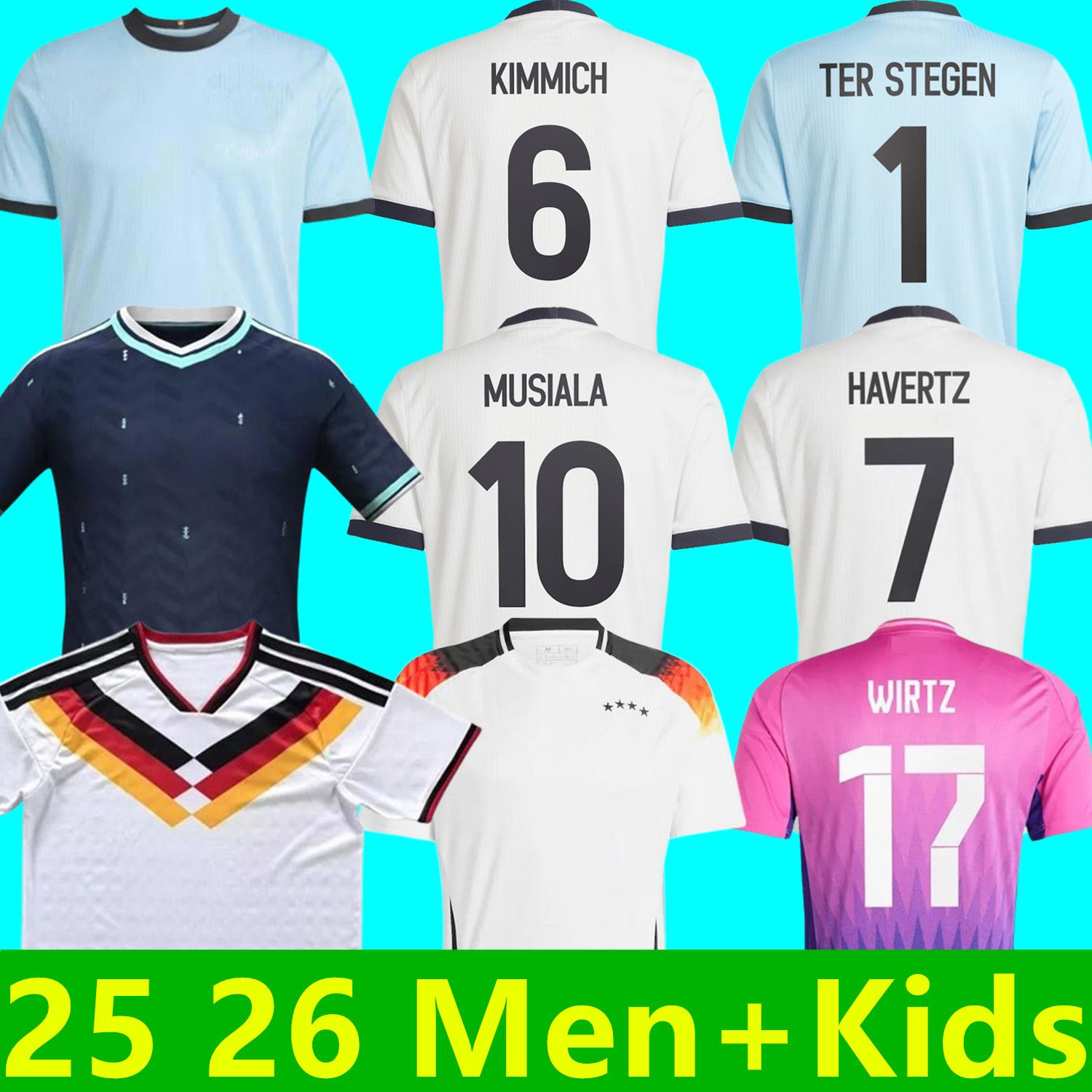 125 Year Anniversary 2025 football jersey Germanys woman Soccer Jerseys 25 26 Player Version HUMMELS KROOS GNABRY MUSIALA MULLER HAVERTZ Whiteout Beckenbauer
