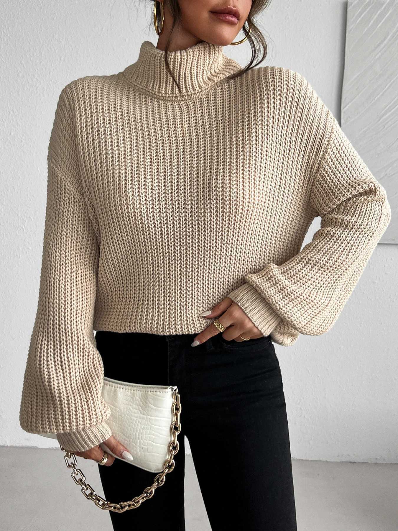 New autumn and winter high neck long sleeved pullover sweaterT251027