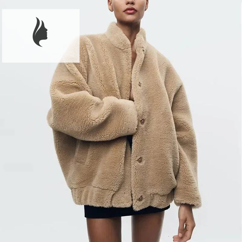 winter jacket women new autumn winter style women's fashion casual fleece pilot jacket with fur and leather integrated top