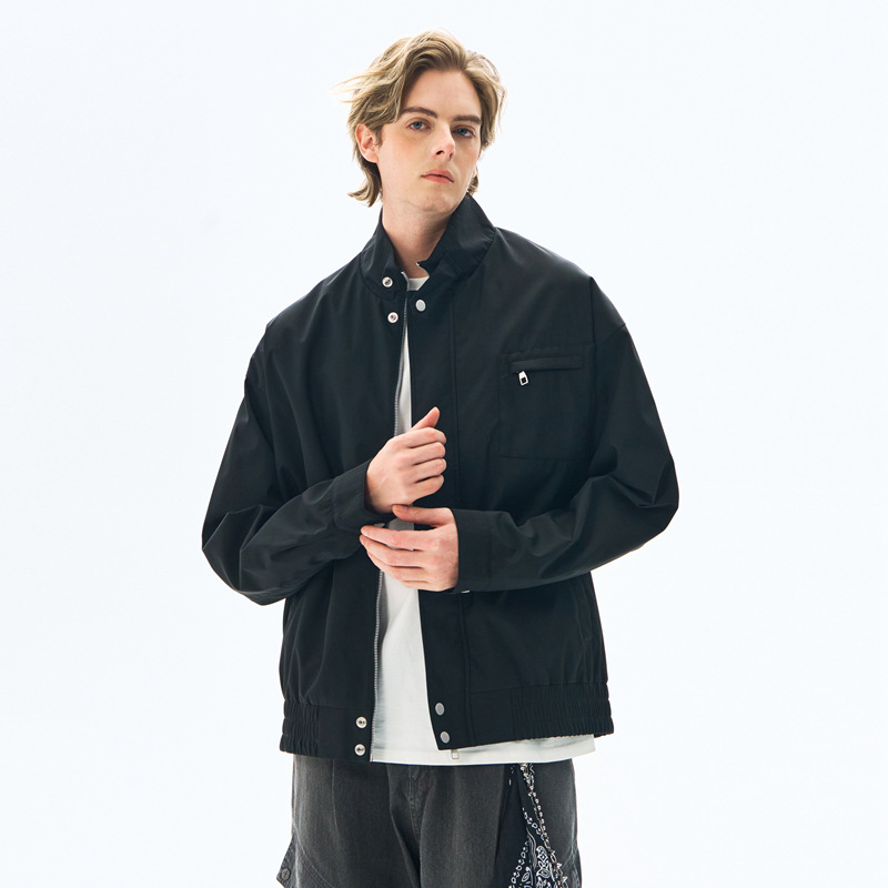 Men's Jacket for Cross-border European & American Markets - Spring & Autumn Versatile Casual Sports Outdoor Windproof Trendy Couple Style Outerwe