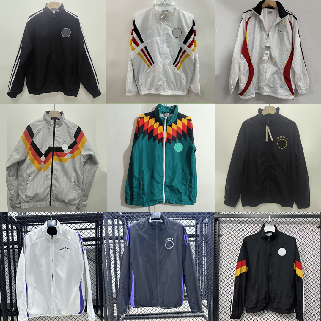 New + Retro 2026 GermanyS hoodies Training Soccer Jacket Suit windbreaker 1994 1996 2002 2004 2006 football shirt top 2010 2014 jersey kit long sleeve zipper wind coat