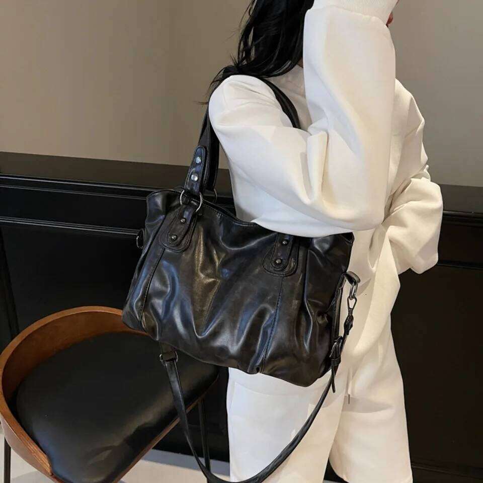 Winter Retro Shoulder For Handbags Women Bags Designer Crossbody Hand Bag Large Capacity Casual Tote Sac