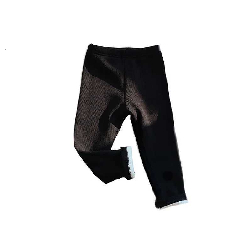 Girls Fleece Leggings Autumn WInter Korean Velvet Warm Pants 15Years Old Boys Casual Thicken TrousersT251027
