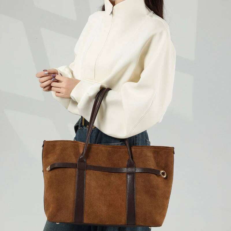 Jonlily Women Genuine Leather Shoulder Female High Capacity Commuter Bag Casual Handbag Totes Daybag Purse -Kg2077 251027