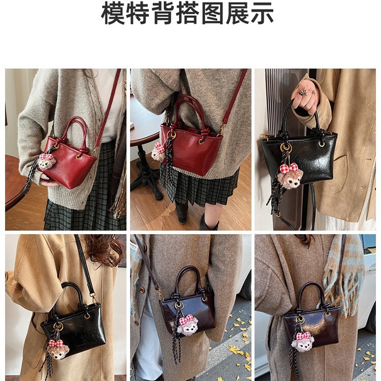 Free shipping designer bag New Autumn Winter Melad Bag for Women Versatile Handheld Shoulder Crossbody Bucket Bag