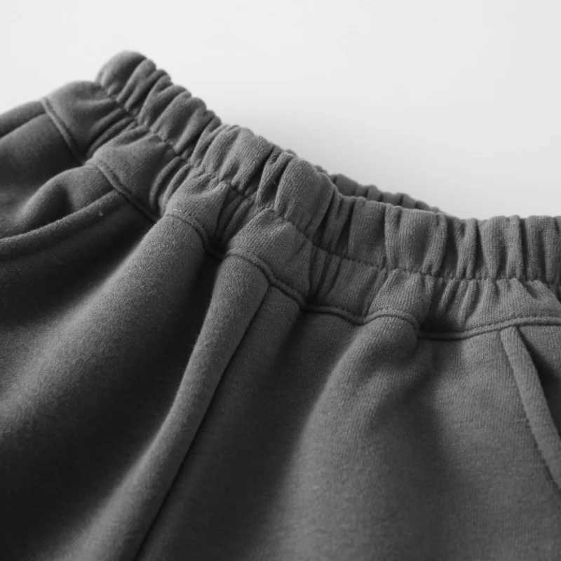 2025 Autumn Winter New Kids Thickened Fleece Lined Sports Joggers Boys Elastic Waist Trousers 3 8YT251027