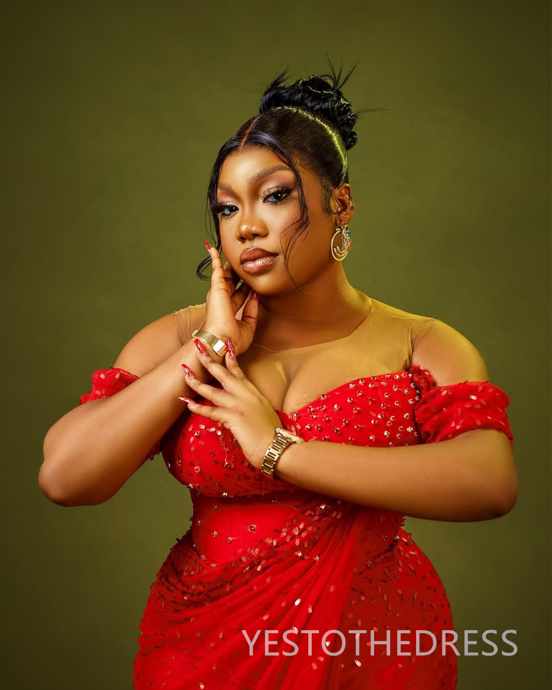 2025 Plus Size Red Prom Dress Mermaid Prom Dresses Evening Formal Gowns Side Split Sexy Bead Illusion Bead Lace Birthday Second Reception Gown For Bla