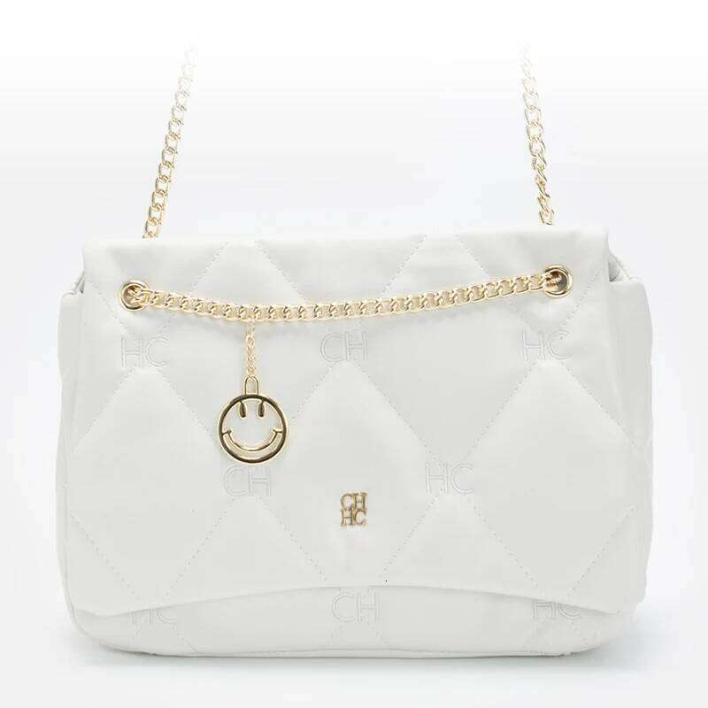 CH Exquisite Crossbody Brand Fashion Smiley Face Accessories Design 2025 New Trend Women's Chain Bag