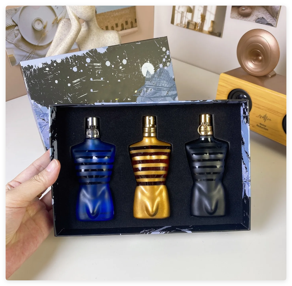New Perfume Gift Set Men Women Cologne Fragrance 40ml 3PCS EDP EAU De Parfum Brand Perfum Long Pleasant Fragranc Gifts fast ship