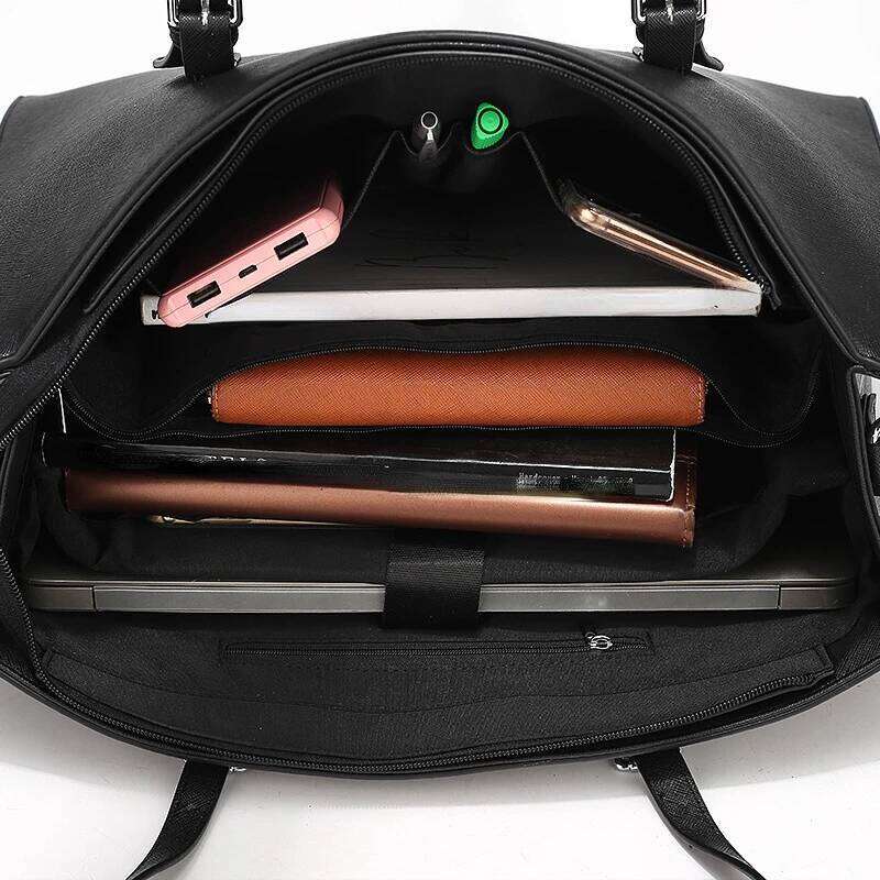 Women's Laptop Bag, Fashionable Computer Large Capacity Handbag, Office Lady Professional Business Work Briefcase, 15.6