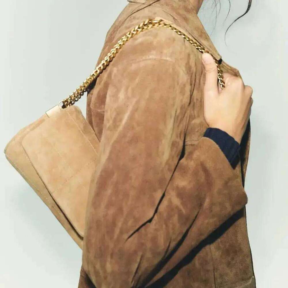 SUEDE SHOULDER Bag, Women's New Fashion Handbags, Design Top Handle Underarm Bag, Small Baguette Bag With Crossbody Strap