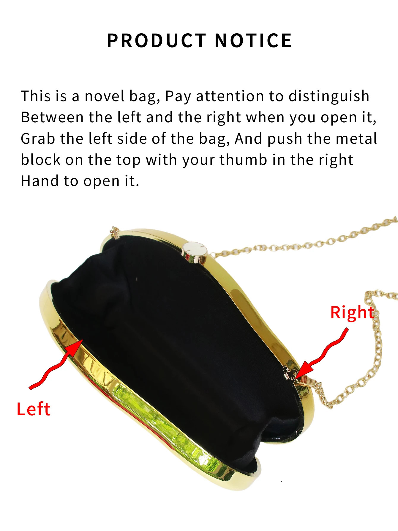 French Elegant Metal Style Acrylic SpecialShaped Stone Clutch Bag Versatile Banquet Party Wedding Elegant 251027