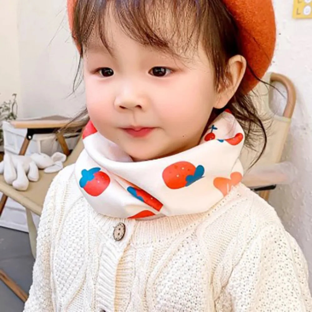 Soft and Skin Friendly 012years Winter Kids Scarf Windproof Breathable Cotton Children Warmer Neck Scarf Warm Dacron 251027