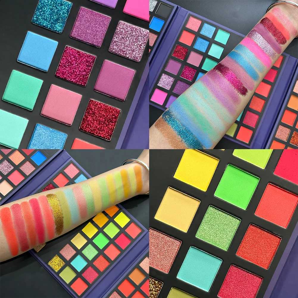 72 Color Glitter Eyeshadow Palette Brightening Glitter Shimmer High Gloss Eye Shadow Palette Makeup CosmeticsXJ251027