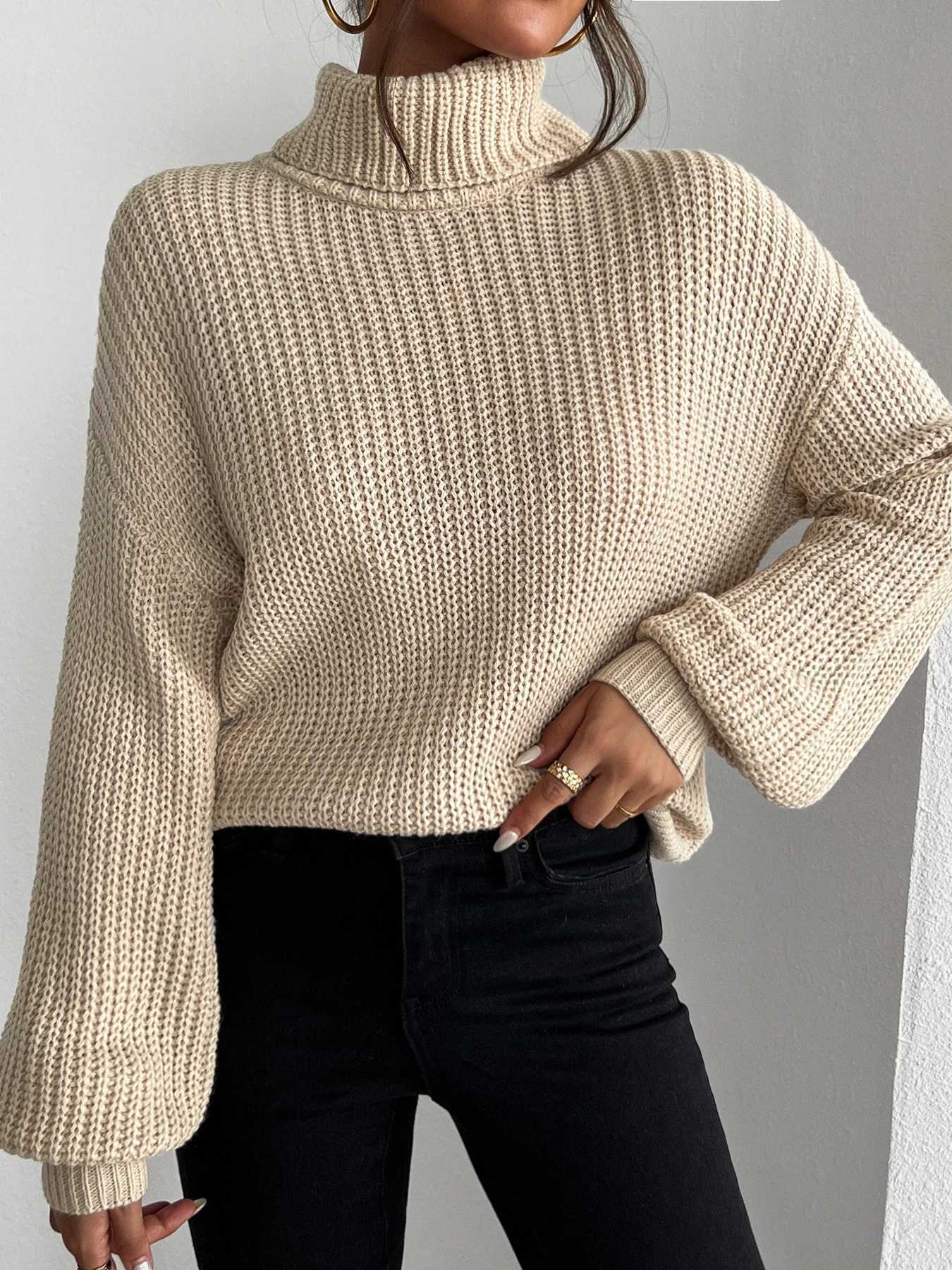 New autumn and winter high neck long sleeved pullover sweaterT251027
