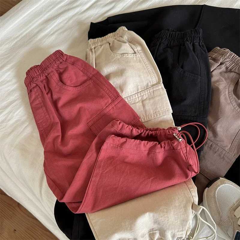 Kids Pants Girdle Overalls Baby Wide Leg Pants Girls Pants Teenage Girls Clothing Cargo Winter Clothes for BoysT251027