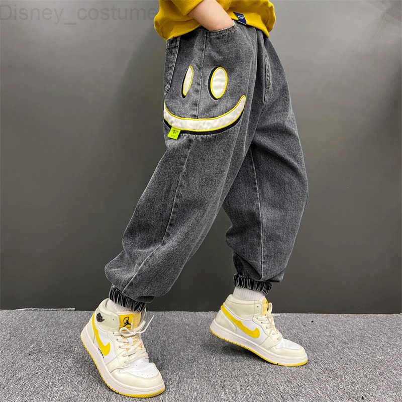 Disney Big Boy Jeans For Children Childrens Clothing 10 12 Years Kids Trousers Boys Pants Boys Child Baggy Summer Clothes Teenager H251027