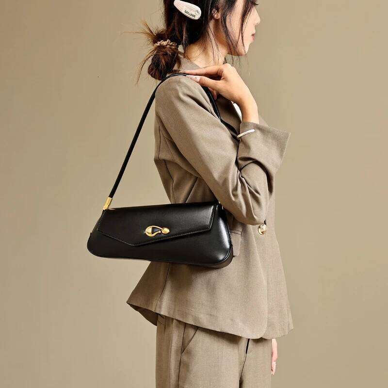 Korean Style Retro Lock Clutch Underarm Bag For Women Gilrs Versatile Single Shoulder Crossbody Small Square Phone Bags Suotong1027