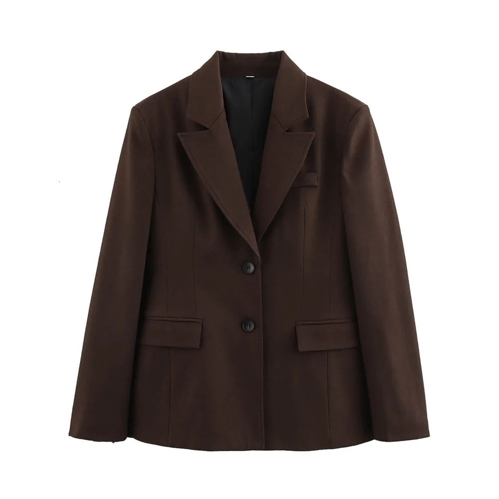 womens fashion single breasted waist cinched suit jacket for spring and summer high waisted solid color skirt 251023