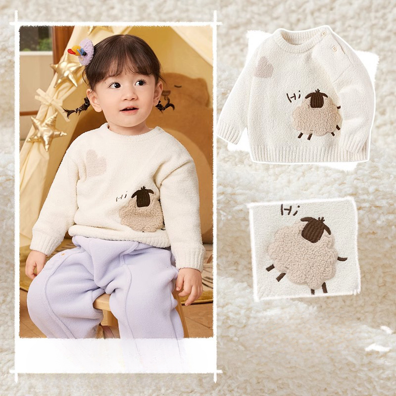 New designer children's clothing sweaters for men and women, fashionable outdoor sportswear, basic shirts, tops