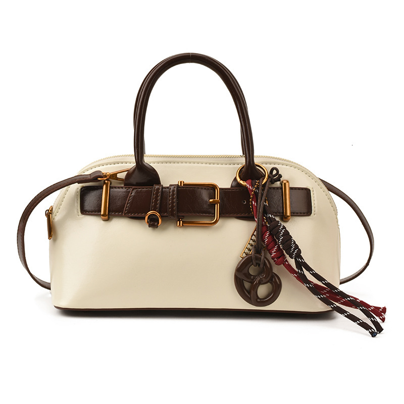 Free shipping designer bag Autumn Winter New Color-Block Shell Bag Women Niche Single Shoulder Handbag Crossbody Tote Small Bag