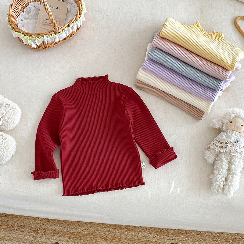 New hot selling solid color thick sweater winter fashion simple knitted pullover