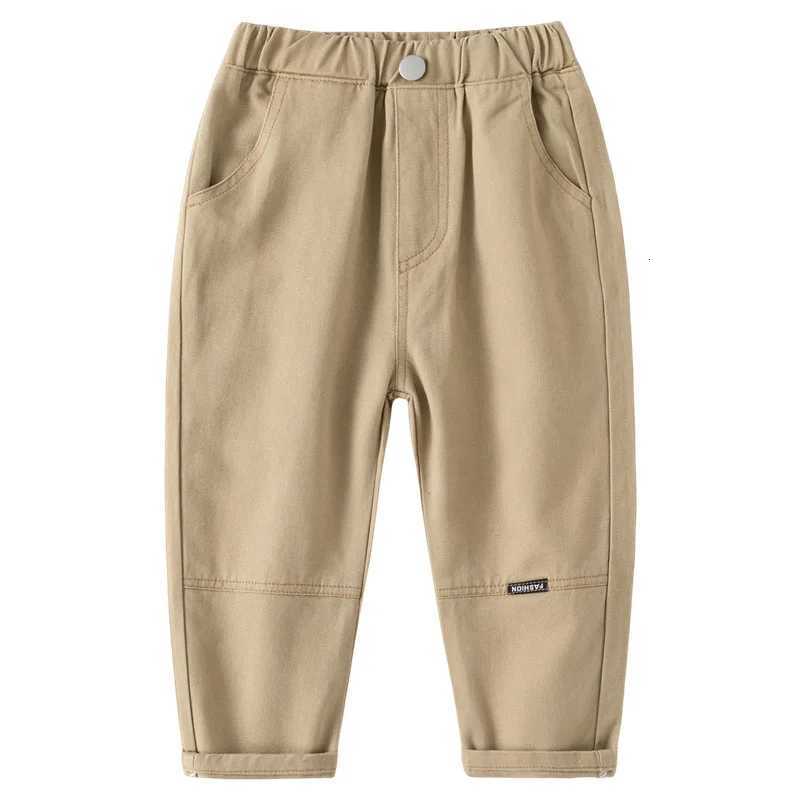 Spring Autumn New Toddler Baby Boys Pants Beige Fashion Korean Straight Girls Trousers Fashion Sport Wear Kids Baby ClothesT251027