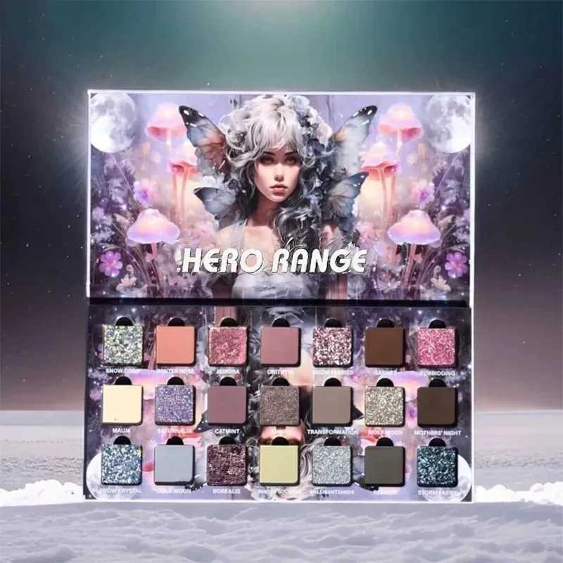 21color Cold Moon Anime Flower Fairy Eyeshadow Palette Matte Shimmer Metallic Shades Professional Makeup with Glitter LastingXJ251027