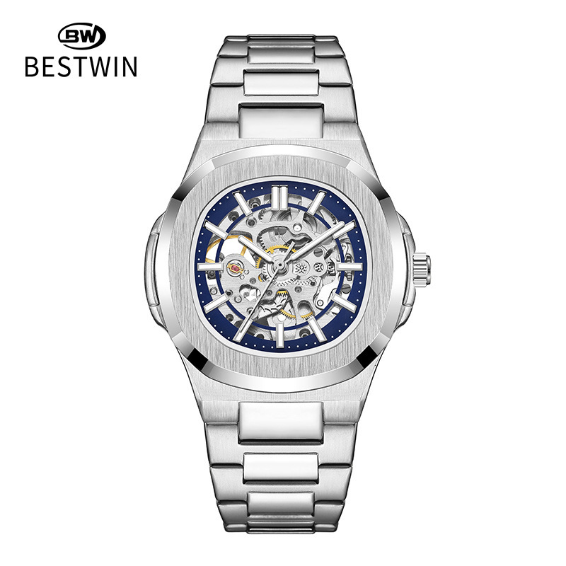 Designer Watch Double-sided Hollow Luminous Men's Watch Fully Automatic Mechanical Watch High-end Waterproof Men's Luxury Alloy Wristwatch