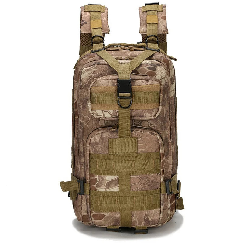 30L Military Tactical Bag Outdoor Sports Mountaineering Bag Oxford Waterproof Camouflage 3p Backpack for Camping Travel 11 Color 251021