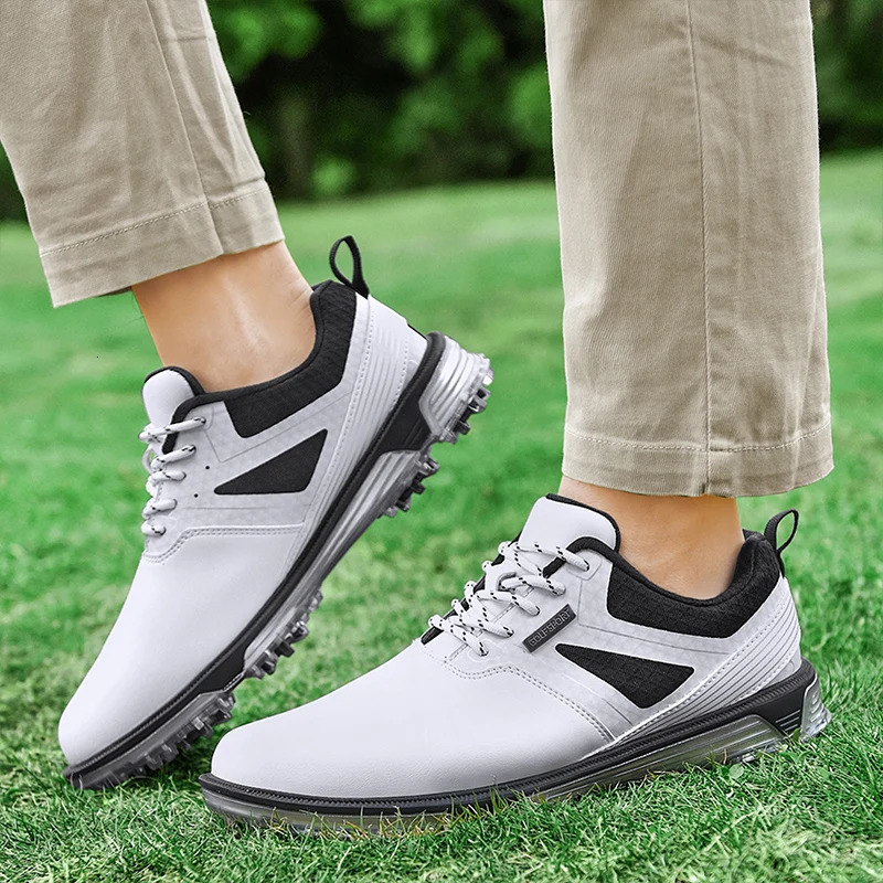 Classic Leisure Golf Shoes Men Professional Waterproof Golfer Footwears Walking Sneakers Comfortable NonSlip Golf Shoes 251023