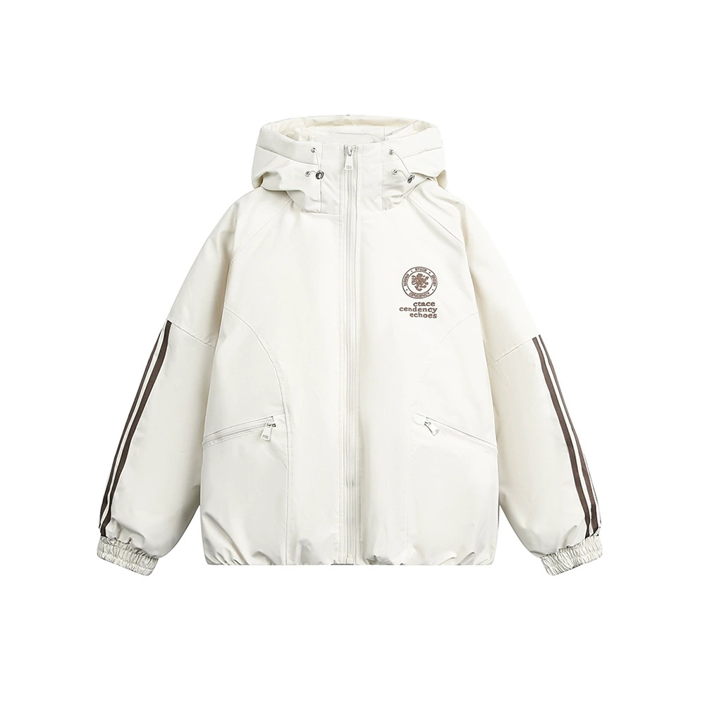 Women's Winter Warm Hooded Down Jacket Long Sleeve Puffer Coat Outdoor Thermal Insulated Parka for Cold Weather